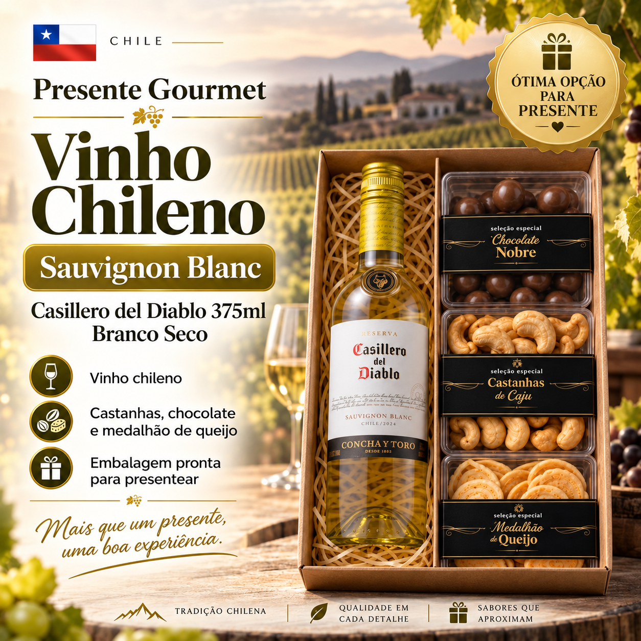 Vinho Branco Casillero Del Diablo 